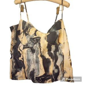 NWT pretty little thing spaghetti strap corset style top